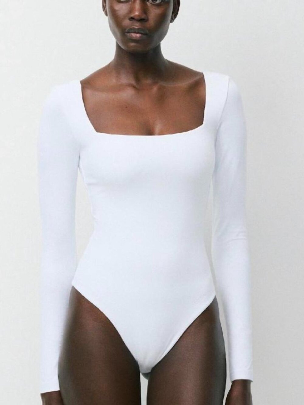 Aritzia Women's White Bodysuit